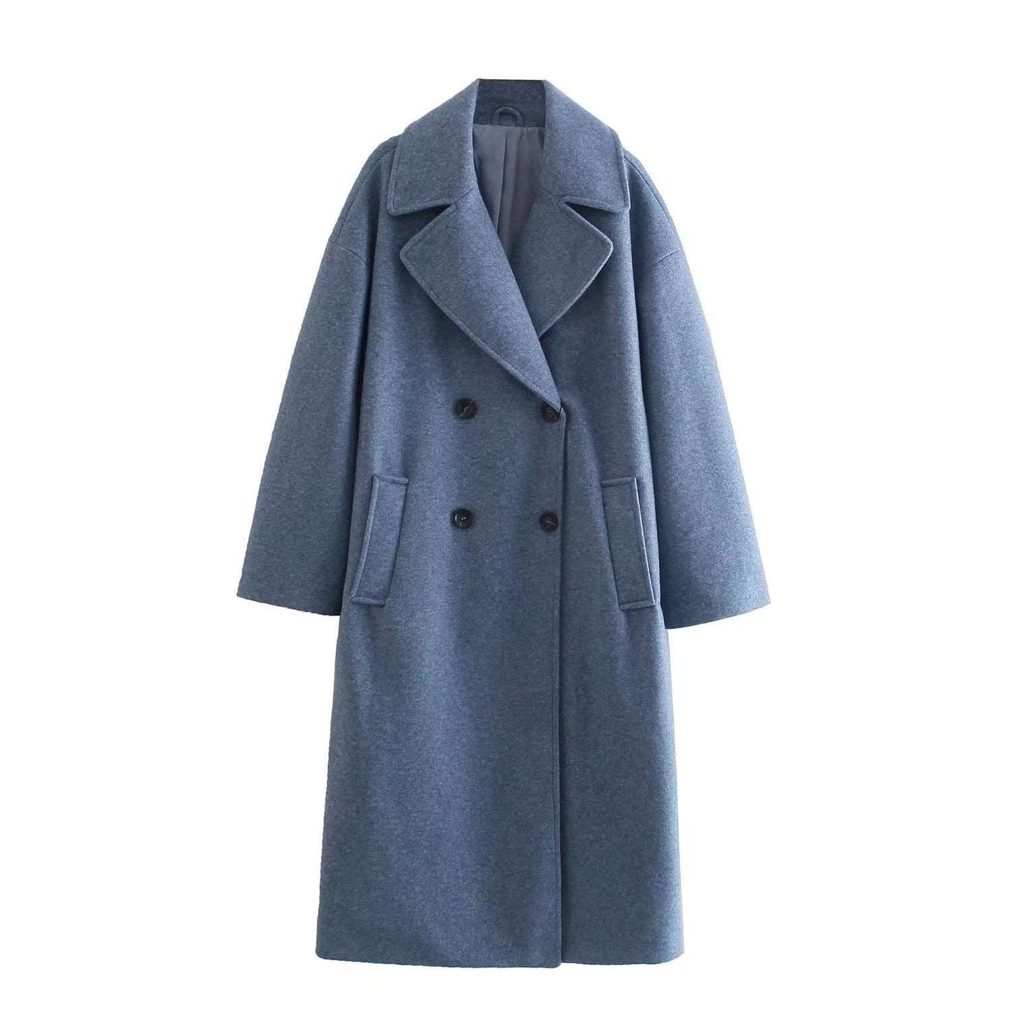 Autumn new women's urban casual four color loose woolen coat jacket