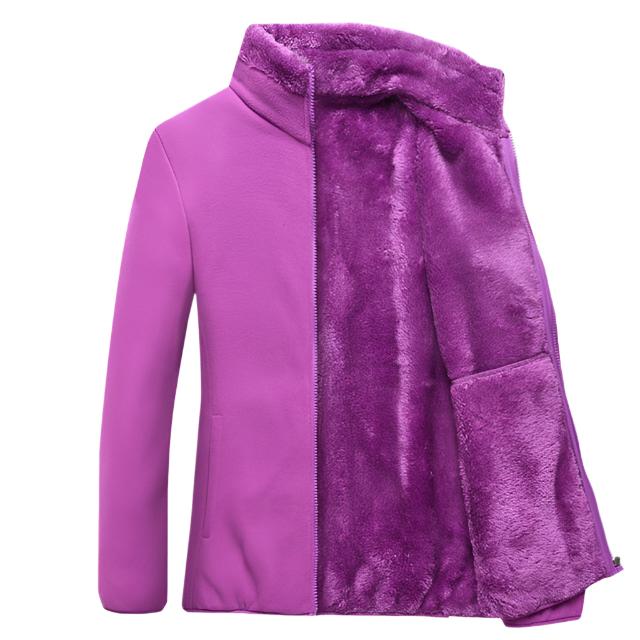 Thick Fleece jacket women's autumn winter outdoor polar fleece thermal coat Camping Hiking Jacket female Mountaineering clothes