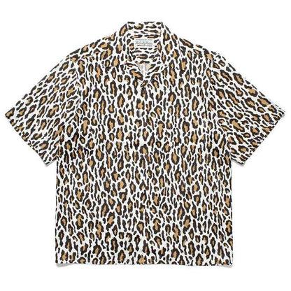 Classic Leopard  Lapel Shirts High Quality Fashion Casual Streetwear Tops