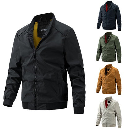 New men's autumn and winter jacket stand collar jacket for men