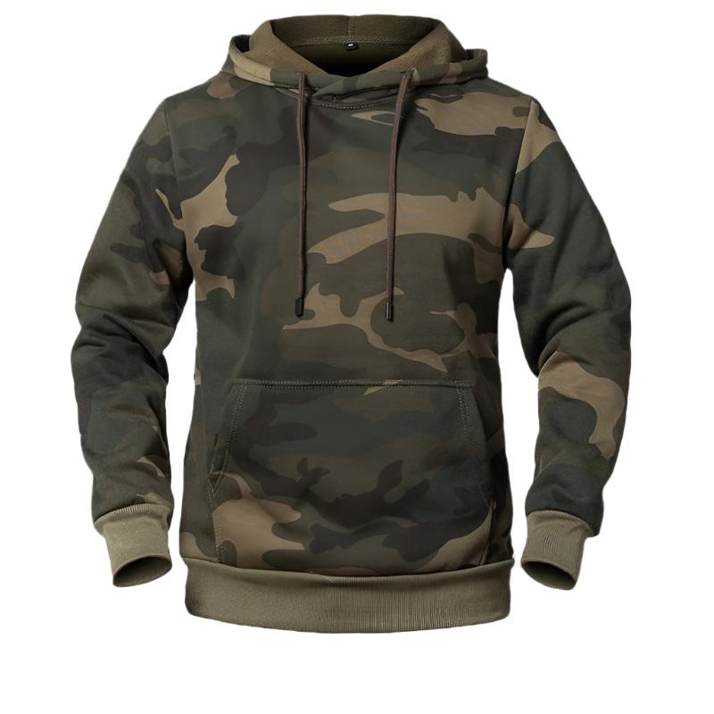 Camouflage Hoodies MenFashion Sweatshirt Male Camo Hoody Hip Autumn Winter Military Hoodie Mens Clothing