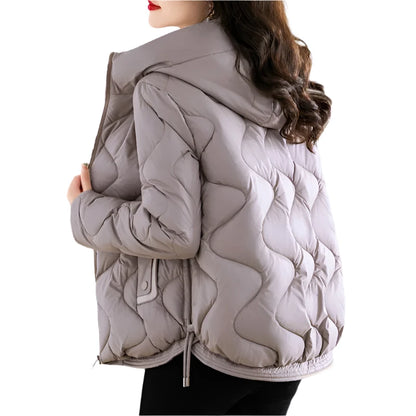 Winter Jacket Women 2023 New Outerwear Korean Clothes Women Coat Hooded Cotton Parkas Harajuku Ladies Quilted Coat Streetwear