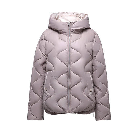 Winter Jacket Women 2023 New Outerwear Korean Clothes Women Coat Hooded Cotton Parkas Harajuku Ladies Quilted Coat Streetwear